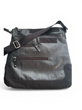 Highway utility nylon canvas oversized crossbody bag travel carry on lightweight